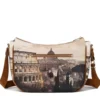 Borsa Donna Hobo Bag a Tracolla Y NOT YES-628 Stampa Jubilee