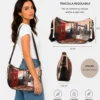 Borsa Donna Hobo Bag a Tracolla Y NOT YES-628 Stampa Emily in Paris