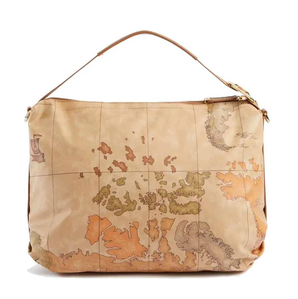 Borsa Donna Hobo con Tracolla 1A Classe Alviero Martini linea Geo Soft colore Geo Classic S014