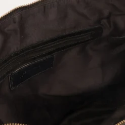Borsa Donna Hobo GIANNI CONTI in Pelle Liscia Nera con Borchie