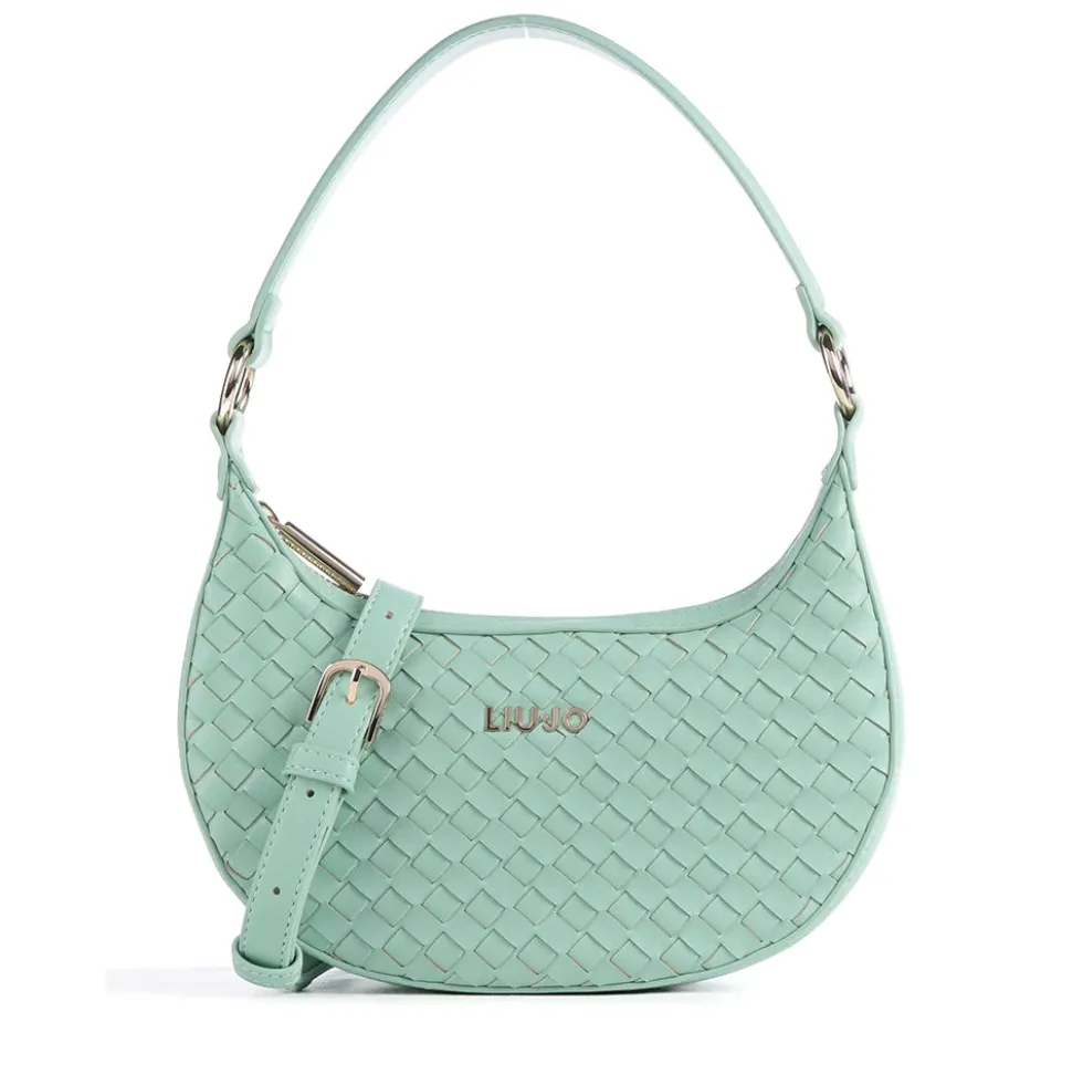 Borsa Donna Hobo LIU JO Better Intrecciata Dust Jade