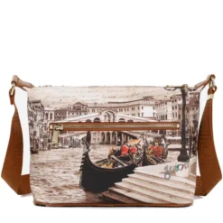 Borsa Donna Hobo Y NOT a Tracolla YES-592 Venice Postcard