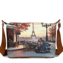 Borsa Donna Hobo Y NOT a Tracolla YES-592 Kisses From Paris
