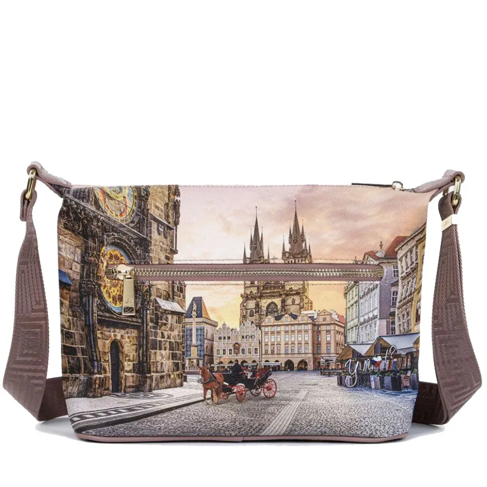 Borsa Donna Hobo Y NOT a Tracolla YES-592 Astro Clock