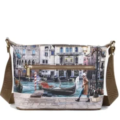 Borsa Donna Hobo Y NOT a Tracolla YES-592 Blue Lagoon