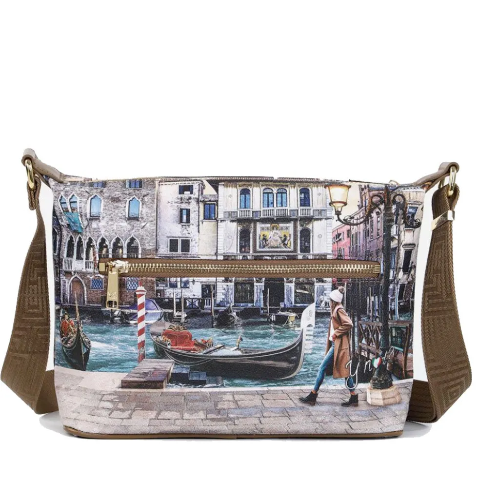 Borsa Donna Hobo Y NOT a Tracolla YES-592 Blue Lagoon