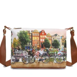 Borsa Donna Hobo Y NOT a Tracolla YES-592 Flower River