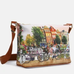 Borsa Donna Hobo Y NOT a Tracolla YES-592 Flower River