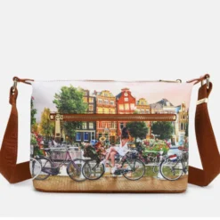 Borsa Donna Hobo Y NOT a Tracolla YES-592 Flower River
