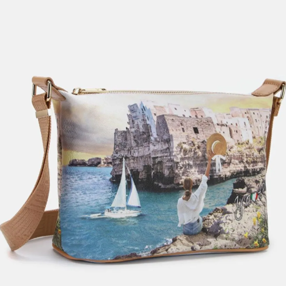 Borsa Donna Hobo Y NOT a Tracolla YES-592 Polignano Coast