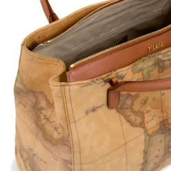 Borsa Donna Media a Mano con Tracolla 1A Classe Alviero Martini linea Geo Classic E004