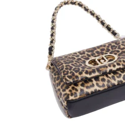 Borsa Donna Media a Spalla LIU JO Better linea La Puffy stampa Animalier