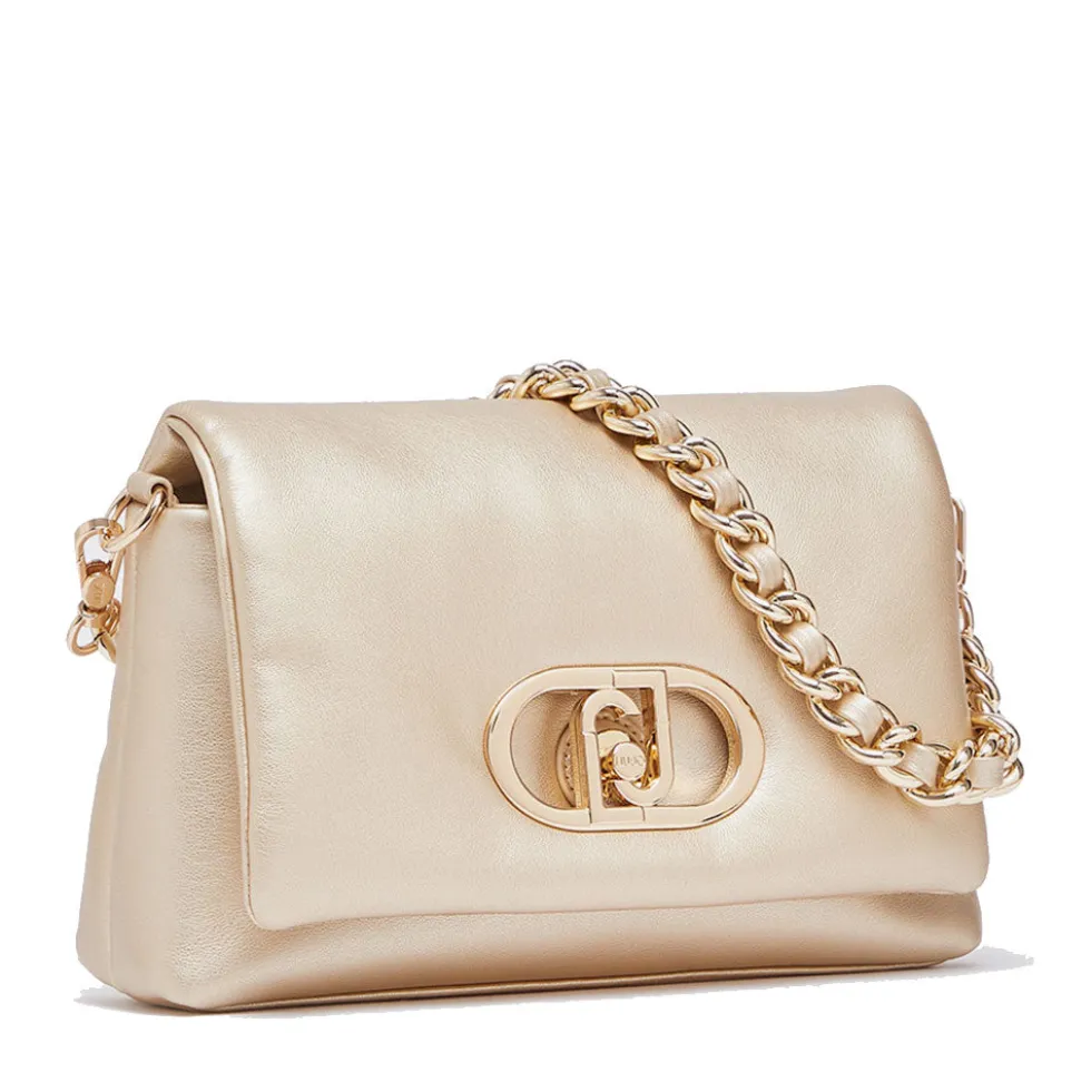 Borsa Donna Media a Spalla LIU JO Better linea La Puffy Oro Chiaro