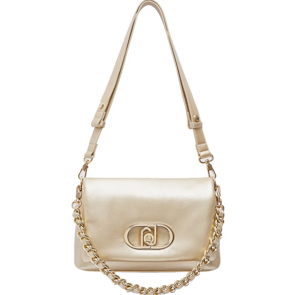Borsa Donna Media a Spalla LIU JO Better linea La Puffy Oro Chiaro