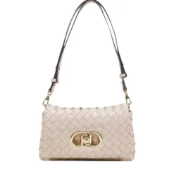 Borsa Donna Media a Spalla LIU JO Better linea La Puffy Intrecciata Beige