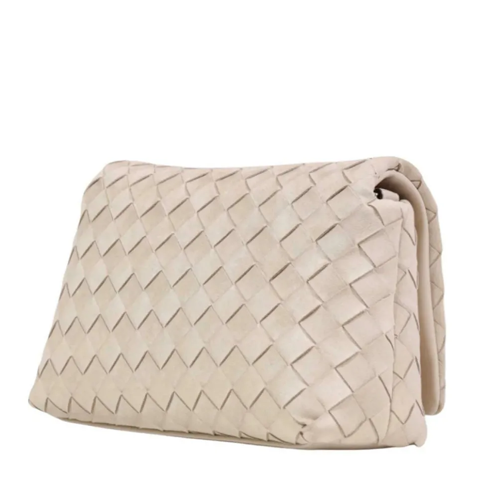Borsa Donna Media a Spalla LIU JO Better linea La Puffy Intrecciata Beige