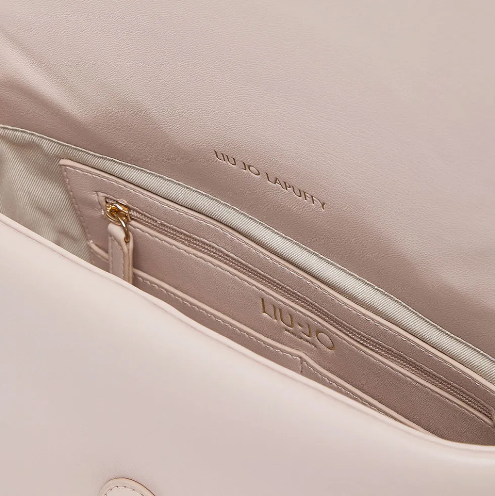 Borsa Donna Media a Spalla LIU JO Better linea La Puffy Rosy Beige