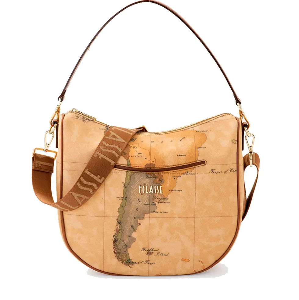 Borsa Donna Mezzaluna a Spalla 1A Classe Alviero Martini linea Geo Classic E068