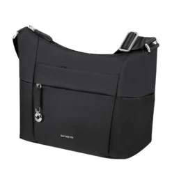 Borsa Donna Mezzaluna a Tracolla Small SAMSONITE linea Move 5.0 in Nylon Nero