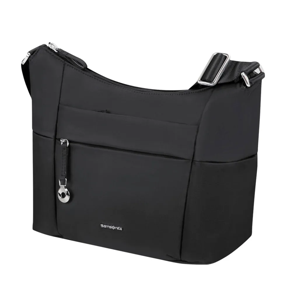 Borsa Donna Mezzaluna a Tracolla Small SAMSONITE linea Move 5.0 in Nylon Nero