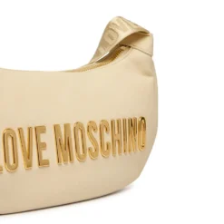 Borsa Donna Mezzaluna con Tracolla LOVE MOSCHINO linea Bold Bag Avorio