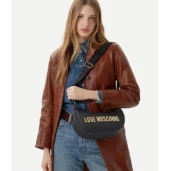 Borsa Donna Mezzaluna con Tracolla LOVE MOSCHINO linea Bold Bag colore Nero