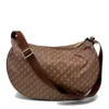 Borsa Donna Mezzaluna GHERARDINI in Tessuto Softy colore Chestnut