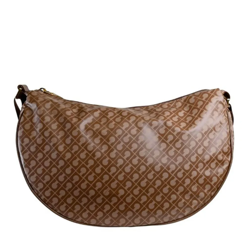 Borsa Donna Mezzaluna GHERARDINI in Tessuto Softy colore Chestnut