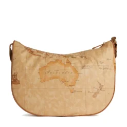 Borsa Donna Mezzaluna Grande con Tasca 1A Classe Alviero Martini linea Geo Soft colore Geo Classic S010