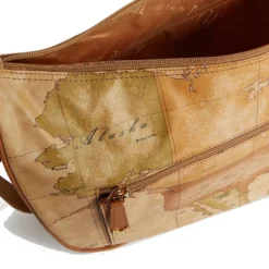 Borsa Donna Mezzaluna Grande con Tasca 1A Classe Alviero Martini linea Geo Soft colore Geo Classic S010