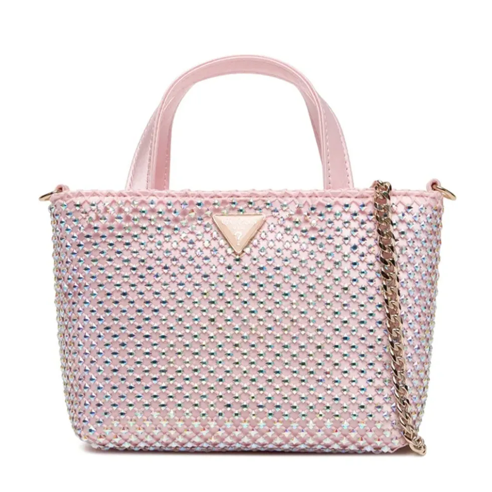 Borsa Donna Mini a Mano GUESS Linea Tasmin colore Light Rose