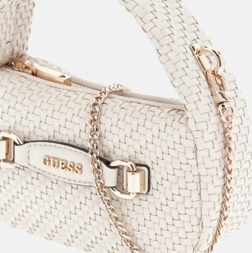 Borsa Donna Mini a Mano GUESS Linea Francy colore Shell