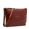 Borsa Donna Piatta a Tracolla THE BRIDGE linea Frida in Pelle Marrone