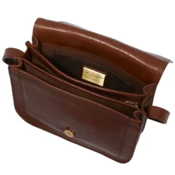 Borsa Donna Piccola a Tracolla The Bridge in Pelle Marrone linea Story