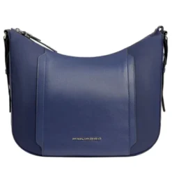 Borsa Donna PIQUADRO linea Circle in Tessuto e Pelle Colore Blu Misura Grande - BD6658W92T