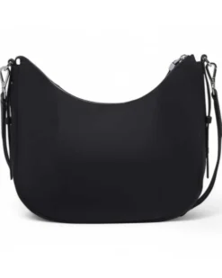 Borsa Donna PIQUADRO linea Circle in Tessuto Riciclato e Pelle Nera - BD6657W92T