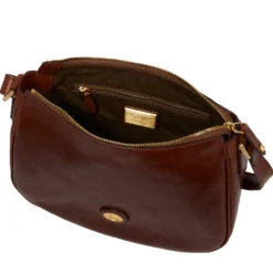Borsa Donna Sacca a Tracolla THE BRIDGE in Pelle Marrone linea Story 04716901