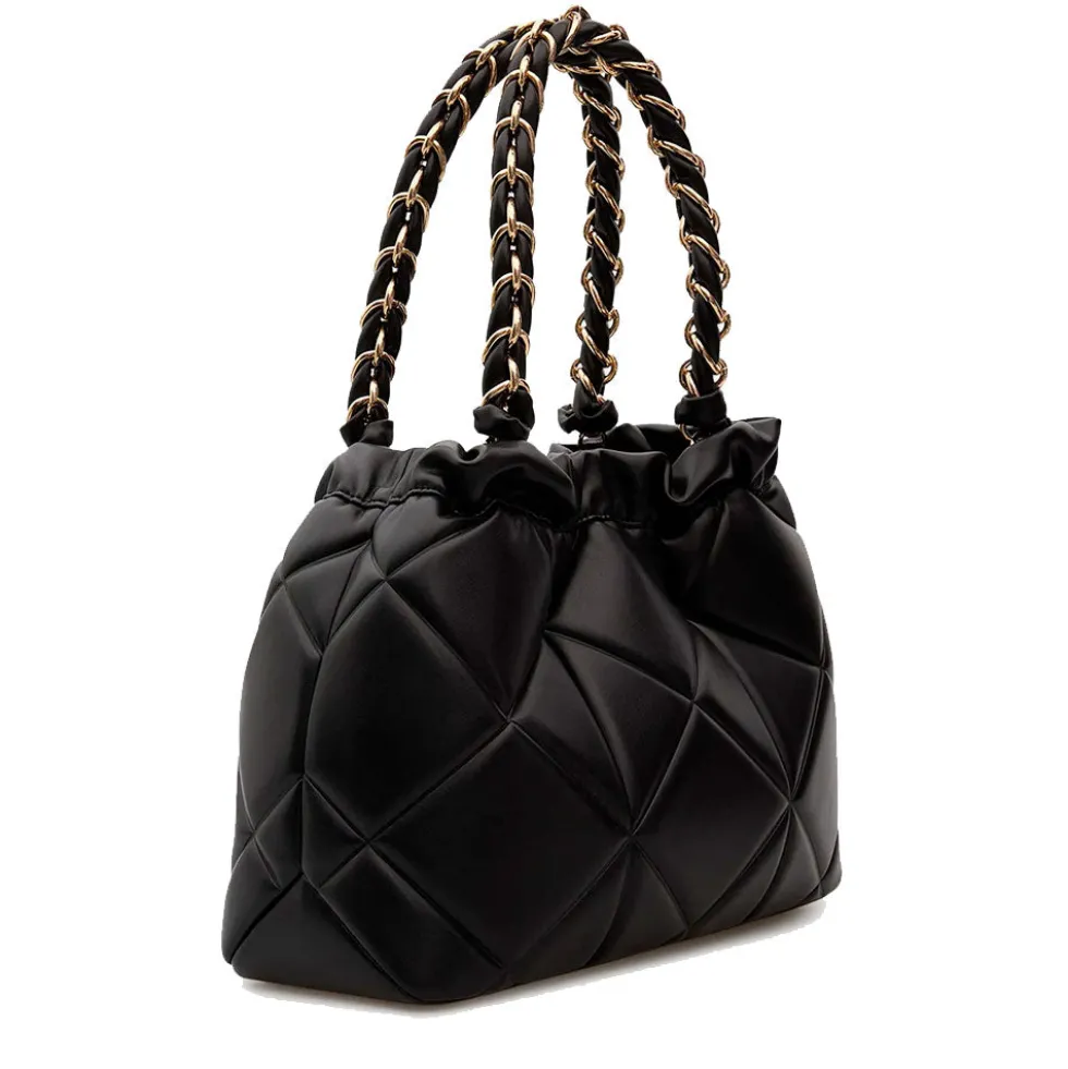 Borsa Donna Secchiello LOVE MOSCHINO linea Embossed Trapuntata Nera
