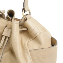 Borsa Donna Secchiello THE BRIDGE linea Letizia in Pelle color Burro