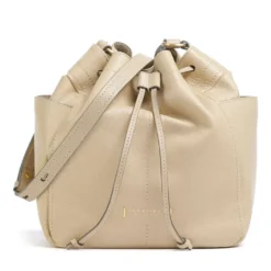 Borsa Donna Secchiello THE BRIDGE linea Letizia in Pelle color Burro