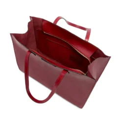Borsa Donna Shopper THE BRIDGE linea Mirra in Pelle Rosso Mattone