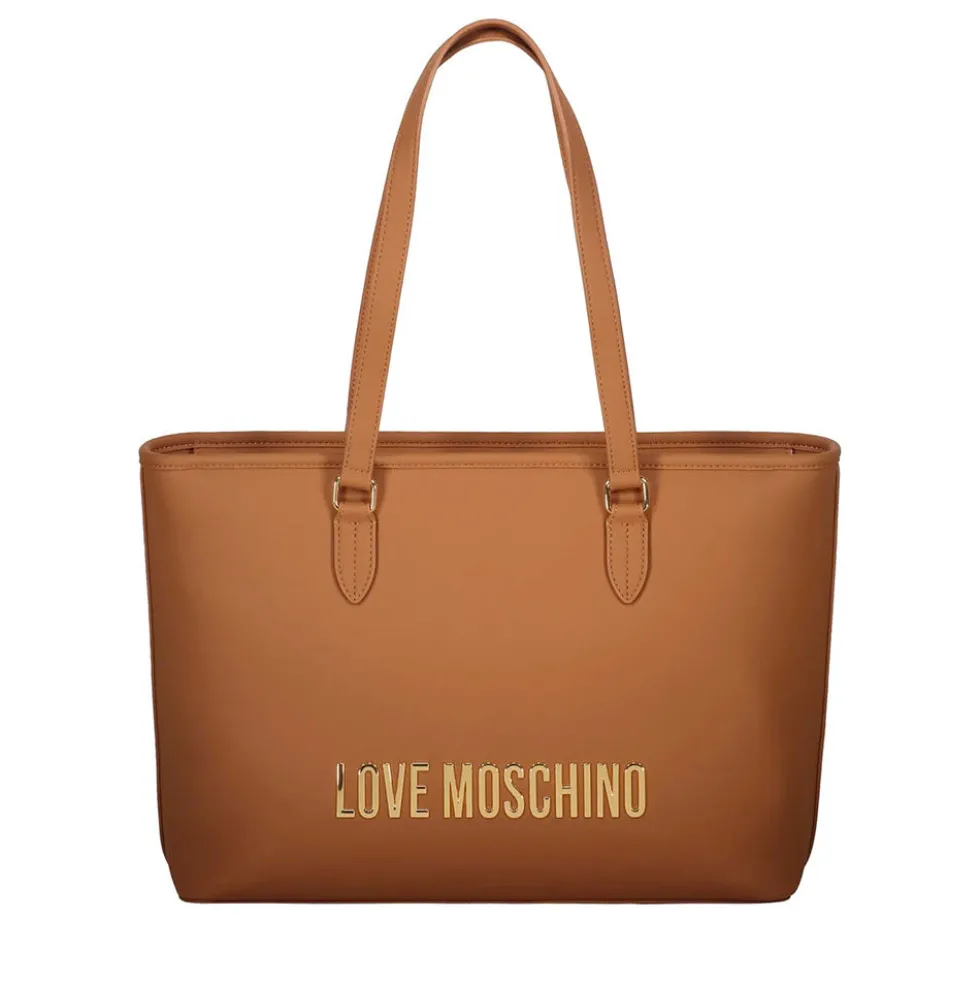Borsa Donna Shopping LOVE MOSCHINO linea Bold Bag color Cuoio