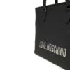 Borsa Donna Shopping LOVE MOSCHINO linea Bold Bag colore Nero e Nikel