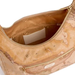 Borsa Donna Sottospalla 1A Classe Alviero Martini linea Soft Petals in Tessuto Soft Geo Classic e Avorio LE58
