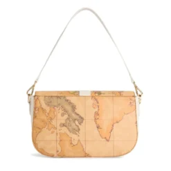 Borsa Donna Sottospalla 1A Classe Alviero Martini linea Escape Geo stampa Geo Classic e Avorio LE62