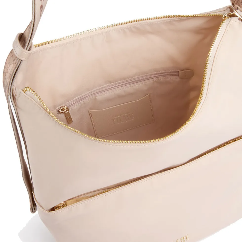 Borsa Donna Sottospalla 1A Classe Alviero Martini linea Breeze Nylon Sabbia LE46