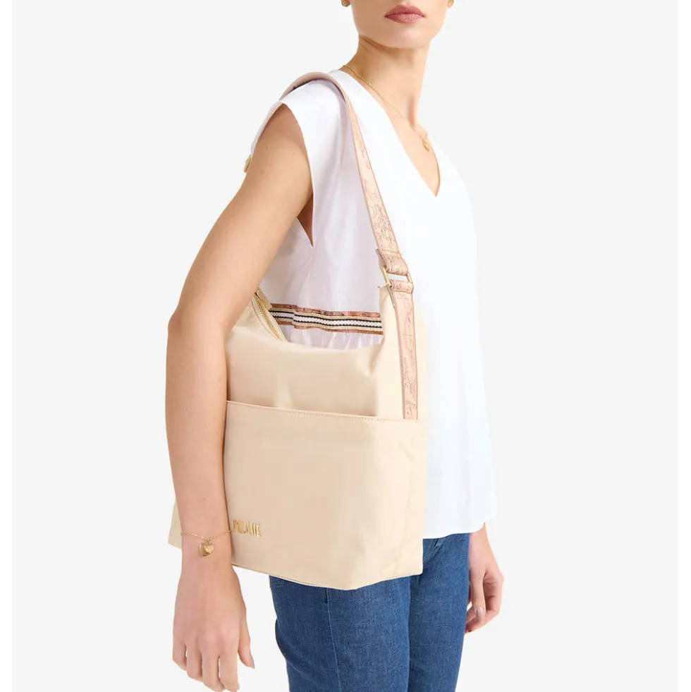 Borsa Donna Sottospalla 1A Classe Alviero Martini linea Breeze Nylon Sabbia LE46