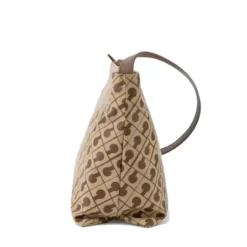 Borsa Donna Sottospalla GHERARDINI in Tessuto Softy colore Tabacco - Burro