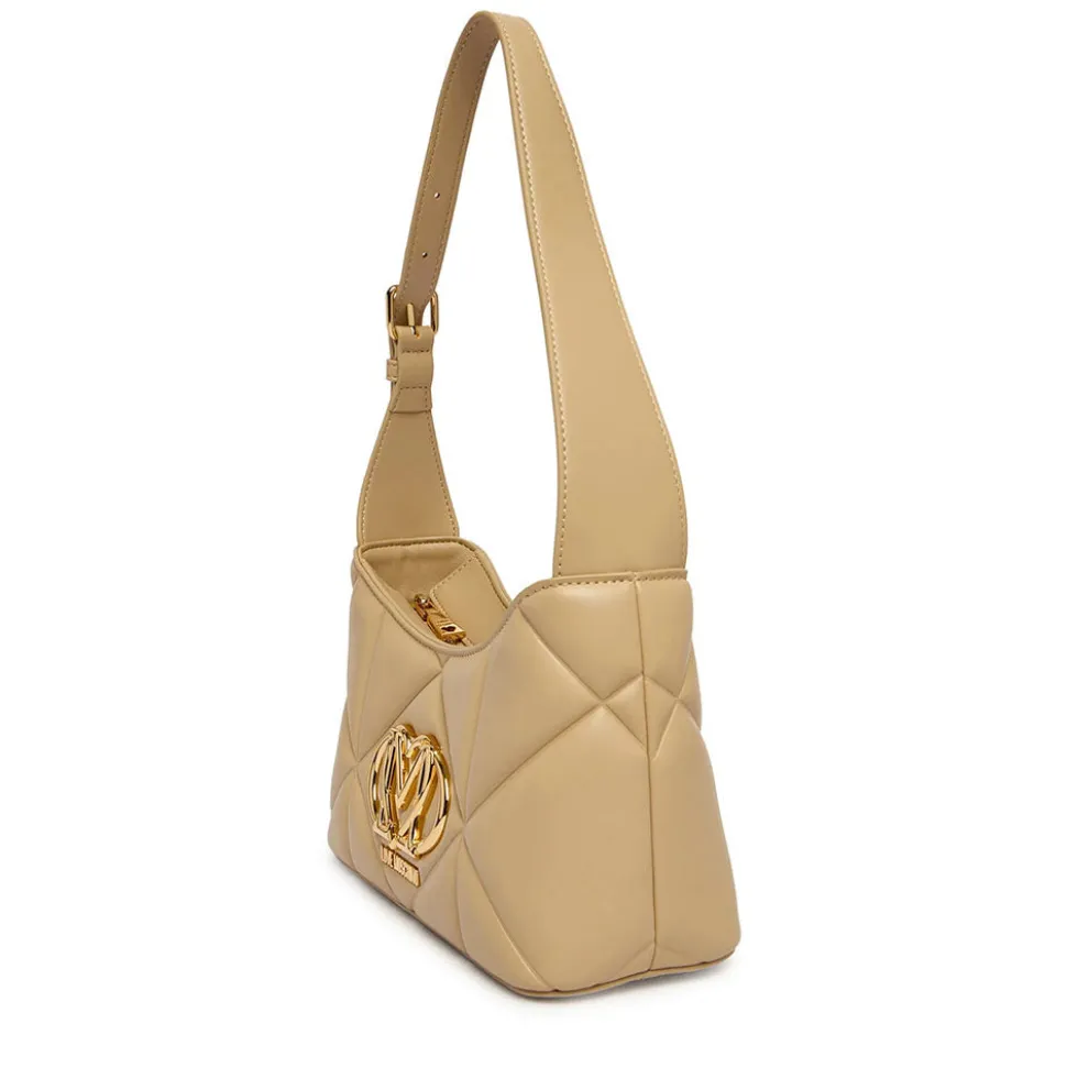 Borsa Donna Sottospalla LOVE MOSCHINO linea Embossed Taupe