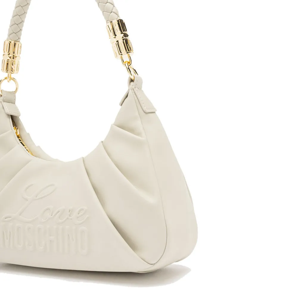 Borsa Donna Sottospalla LOVE MOSCHINO in Ecopelle Ghiaccio